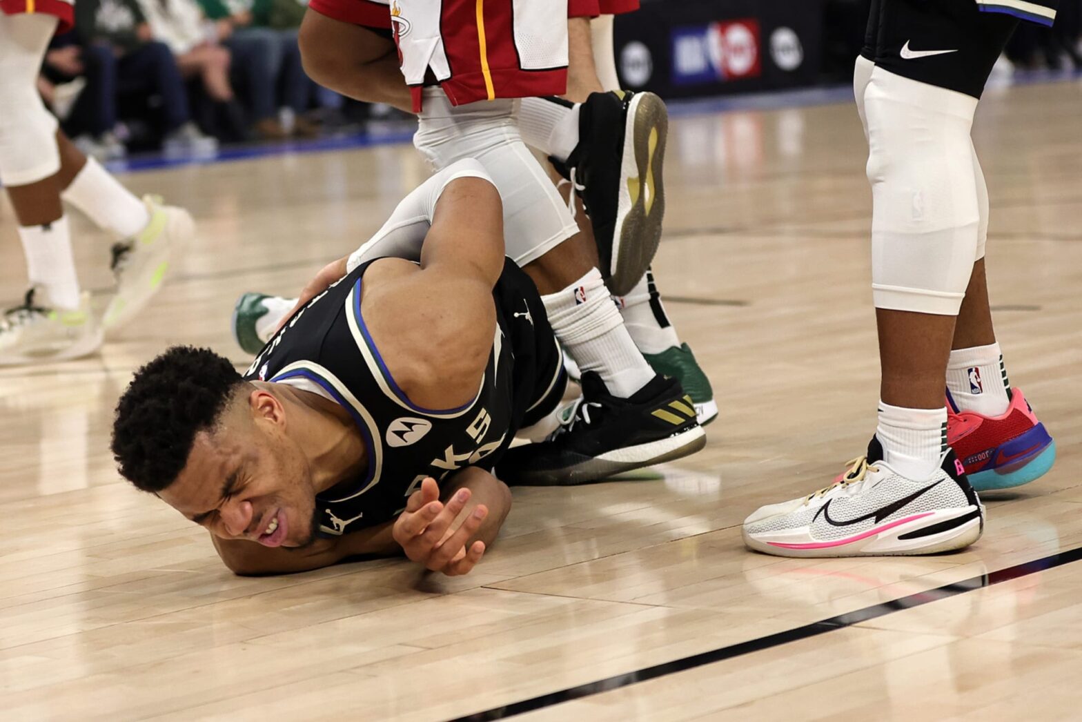 Giannis and Herro hurt in game one